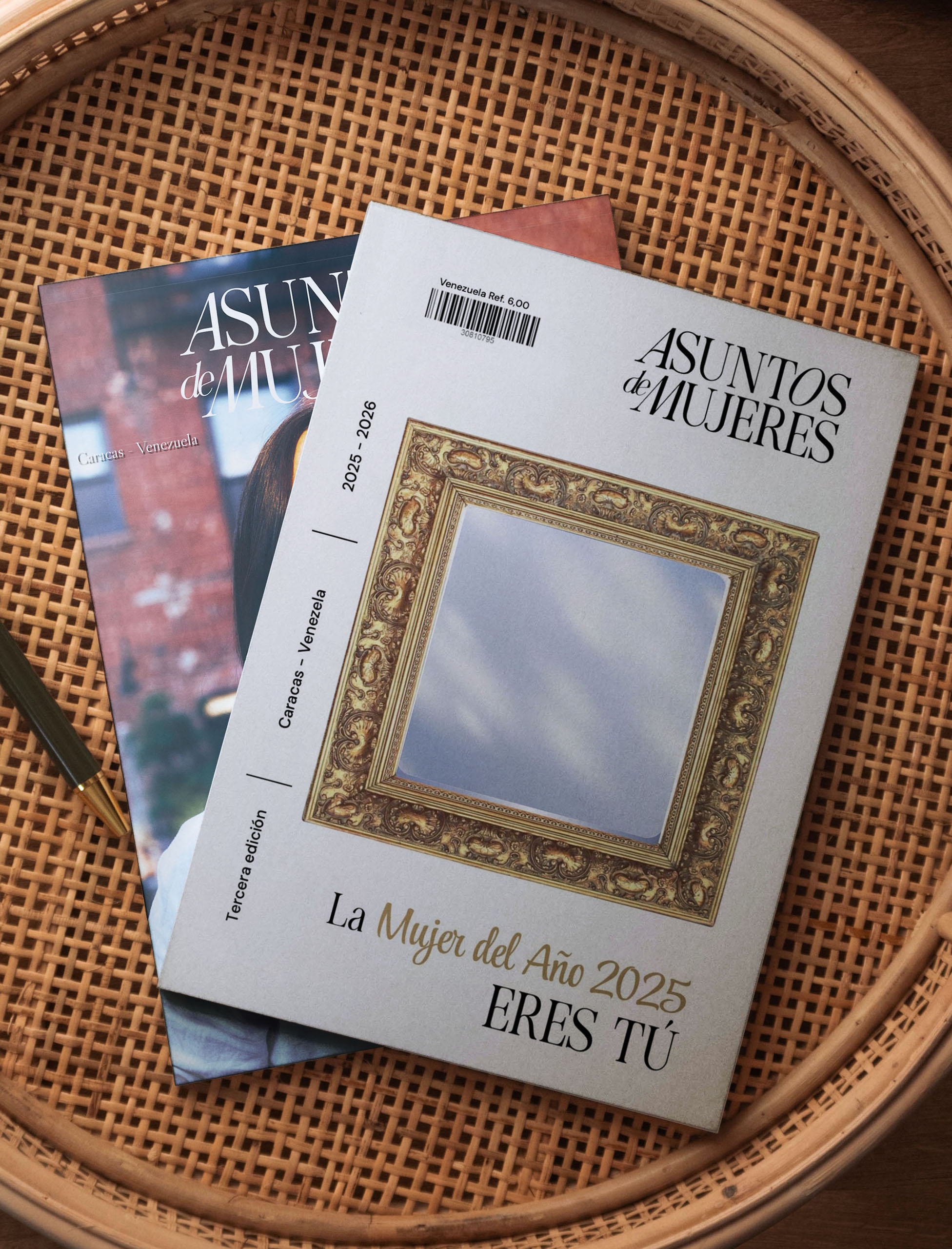 Two Magazines on Table Mockup (3)